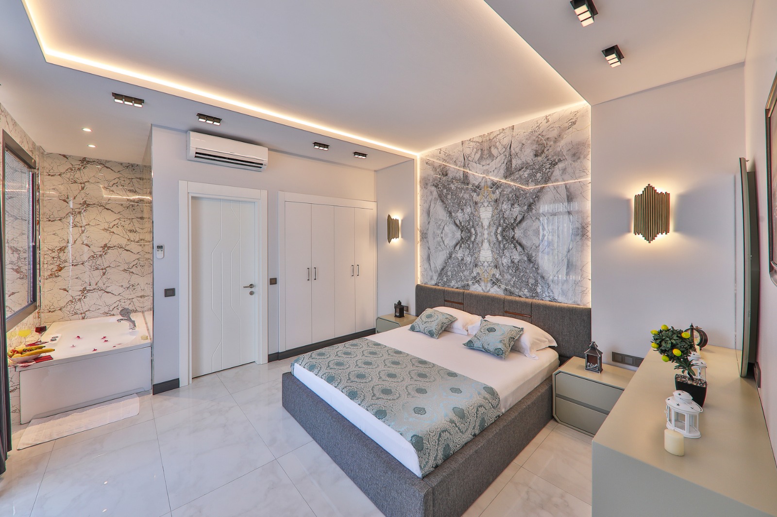 Villa yatak odası